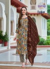 Fashion Eva Vol 1 By Radhika Handwork Rayon Kurti Bottom With Dupatta Wholesalers In Delhi
